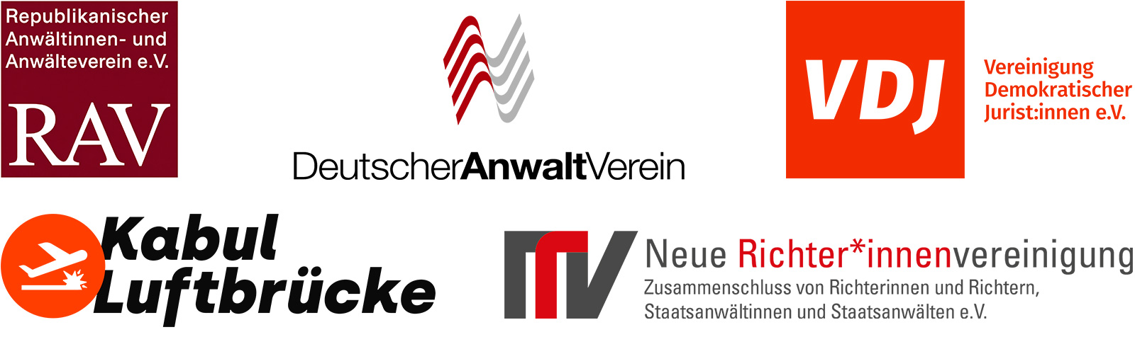 Unterzeichnende Organisationen