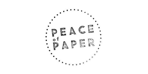 PEACE OF PAPER Logo